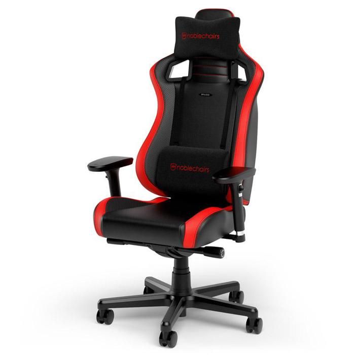 Fauteuil Gamer - Noblechairs - Epic Compact - Noir/Rouge - Réglable en hauteur - 120 kg max