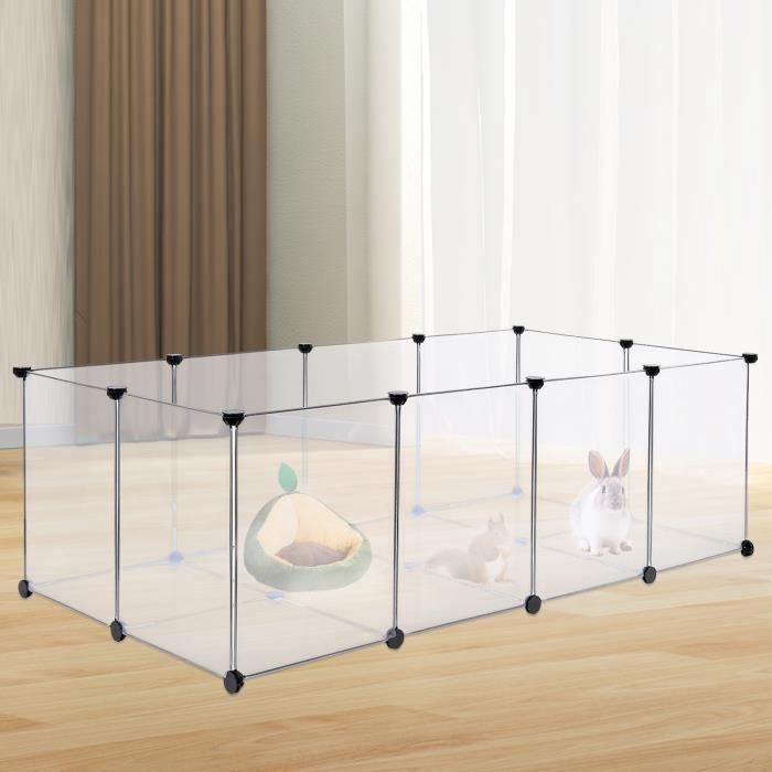 Meilleurs prix pour Enclos pour animaux de compagnie - OHMG - CHENIL - Plastique transparent - 143*71*47cm - Petit - Extérieur