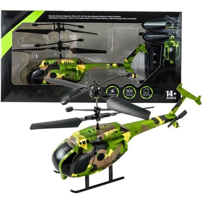 Hélicoptère télécommandé capteur infrarouge jouet de sauvetage