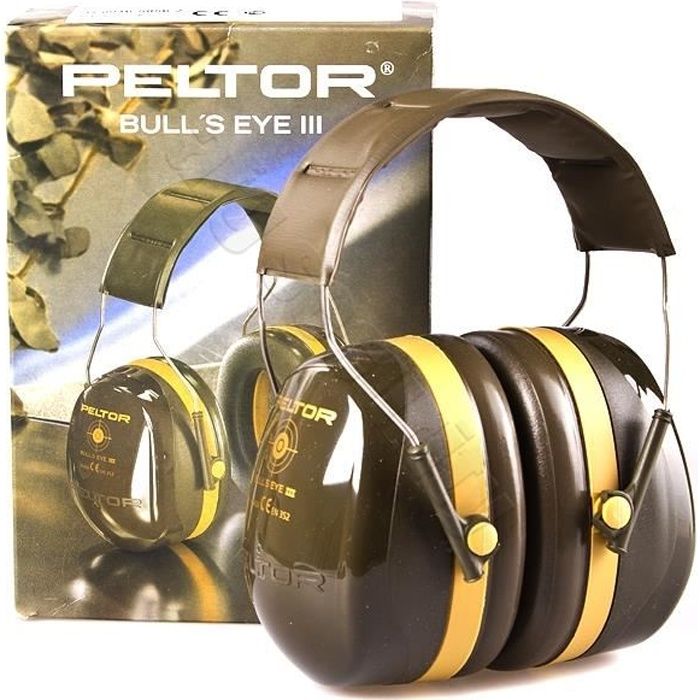 3M Peltor Optime I II III Noir 35dB Vert Jaune Nouveau Casque Anti Bruit