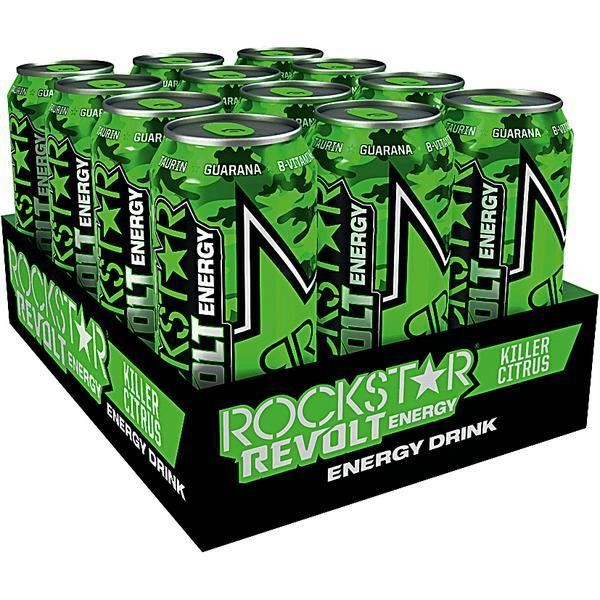 Rockstar Revolt Killer Citrus Energy Drink 0,25l (Pack de 12) Cdiscount Au quotidien