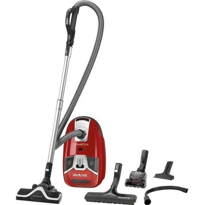 ROWENTA RO6373EA SILENCE FORCE COMPACT HOME & CAR PRO Aspirateur avec sac -  Silencieux 67dB - Capacité 3,5 L - Cdiscount Electroménager