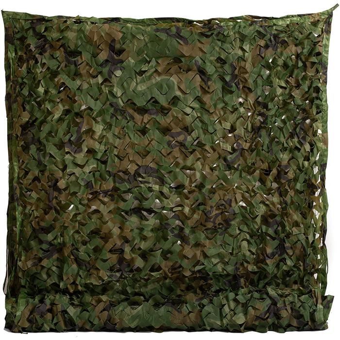 NEUFU Filet de Camouflage Jungle Militaire Woodlands Feuille Pour