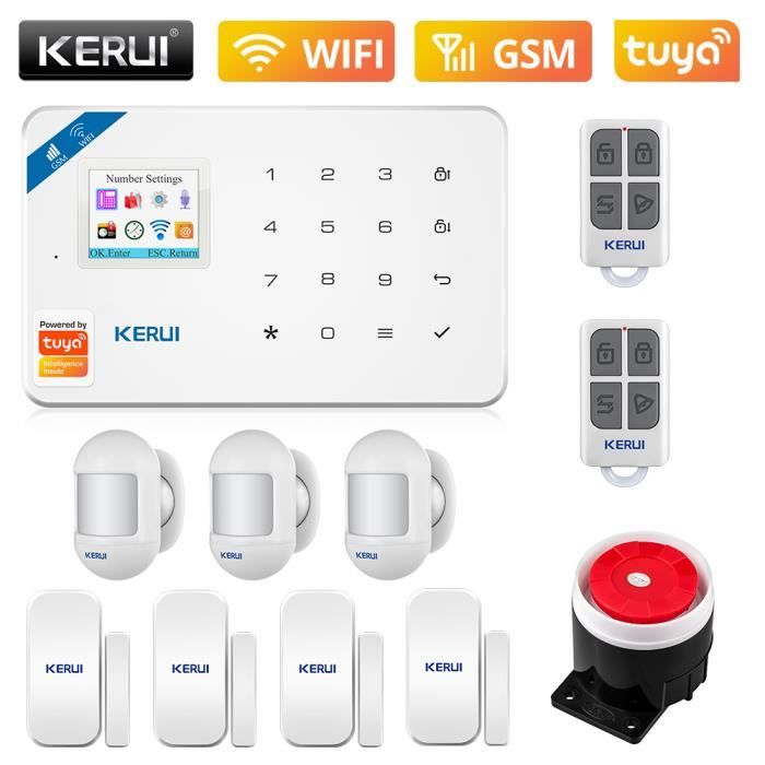 Alarma de Hogar Inteligente: Descubre el Kit WiFi y GSM de 8 Zonas Tuya
