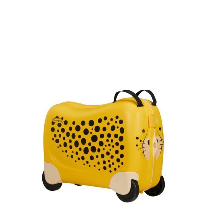 Valise Cabine Enfant Personnalisable 55x35x25 Cm - Roulettes, Assise, Serrure à Combinaison - Motifs Ours Polaire, Pingouin