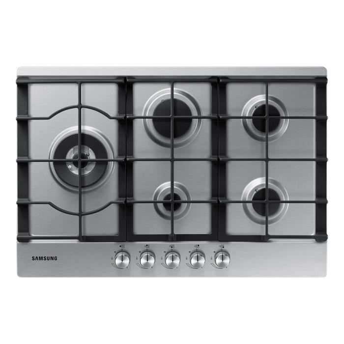 Samsung NA75J3030AS Intégré Cuisinière à gaz Acier inoxydable Acier inoxydable Fonte