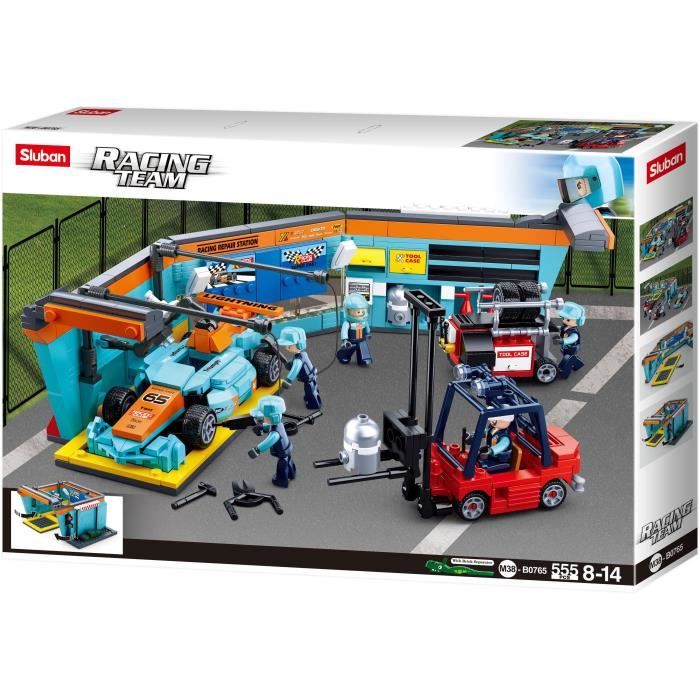 Sluban M38-B0759B Tankstelle-Bausatz – 322 Teile, Mehrfarbig & Kompatibel Mit Anderen Marken
