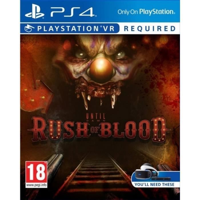 Sony Jeu Vidéo - Rush Of Blood - PS4 - Couleur Noir - Public Adulte - Genre Mixte