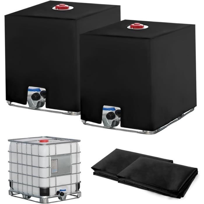 Bache Cuve 1000l Anti Uv Noir Housse De Protection,Réservoir D'eau IBC De 1000 L, Récipient De Couverture Citerne Ibc 1000 Litres