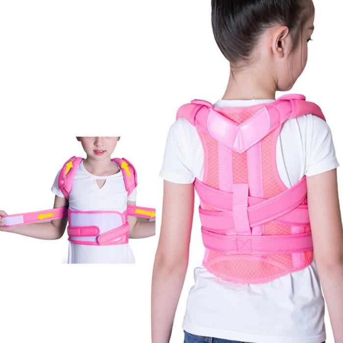 Ceinture dorsale pour enfants SURENHAP Correcteur de Posture Soutien d Epaule Ergonomique Rose Cdiscount Sport