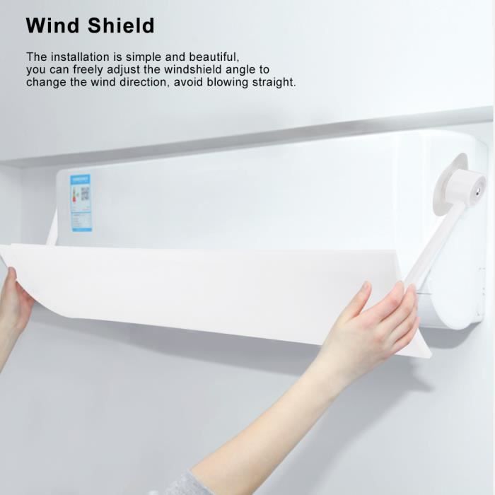 Déflecteur D’air Réglable Pour Climatiseur – évite Le Soufflage Direct, Améliore La Diffusion De Chaud/froid – Installation Facile Sur Bouches D’aération