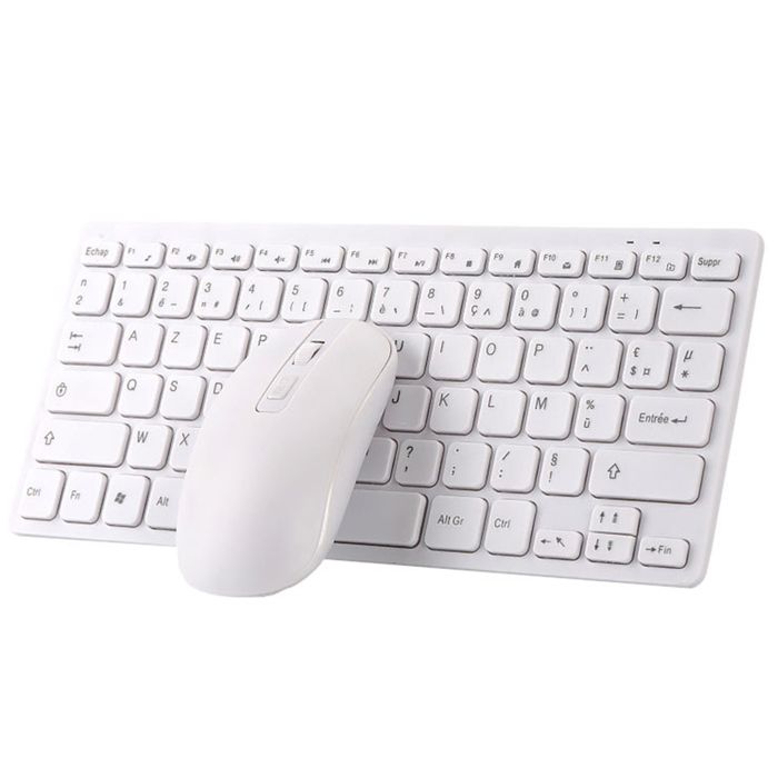 Souris sans fil clavier ensemble ordinateur portable souris d'ordinateur de bureau Mini récepteur une souris deux glisser