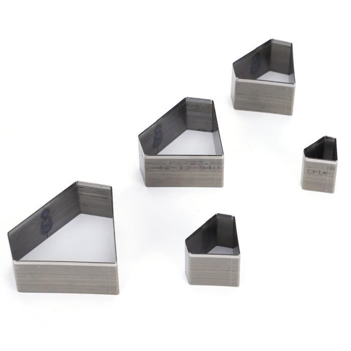 4 Pièces Matrices De Découpe Pochoir De Perforation Géométrique Set De Formes Carré Rectangulaire Cercle Triangle Cadre Carré De Gaufrage Cutting Dies