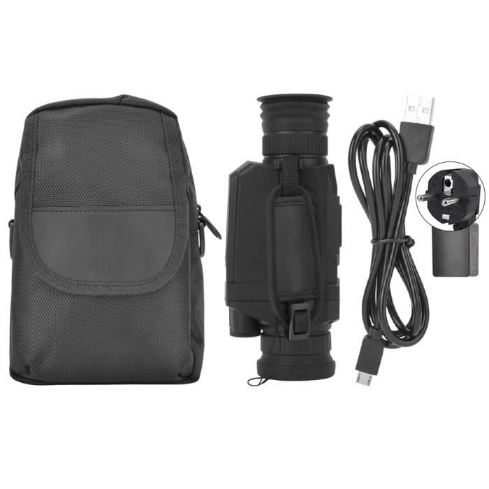 Caméra Thermique Monoculaire 8x Avec Zoom - Vision Nocturne Infrarouge 32 Go Pour Chasse