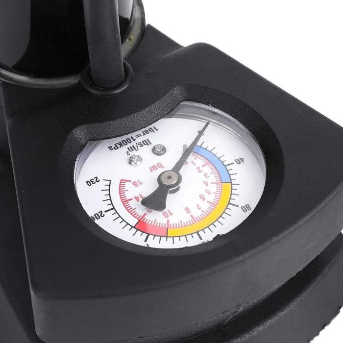 Pompe à Pied Lezyne Macro Floor Drive ABS1 (Max 220 psi / 15 bar) Argent