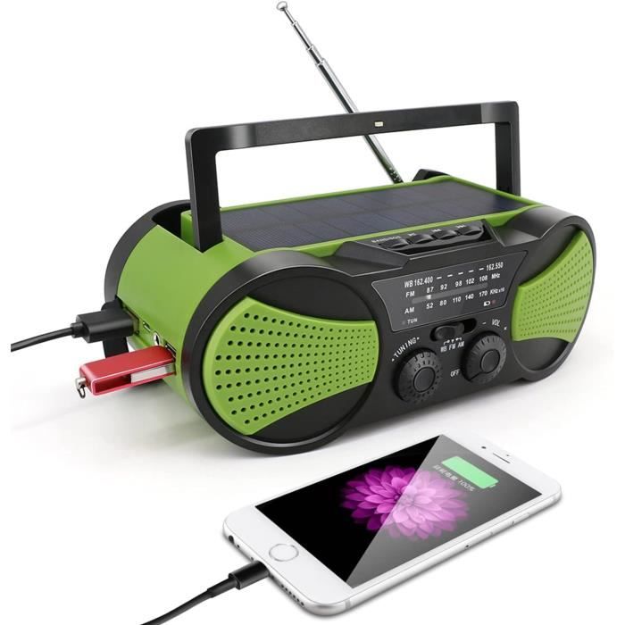 Lanterne Multifonction Vintage Avec Radio AM/FM, Météo, Sirène - Modèle 841.503, Occasion