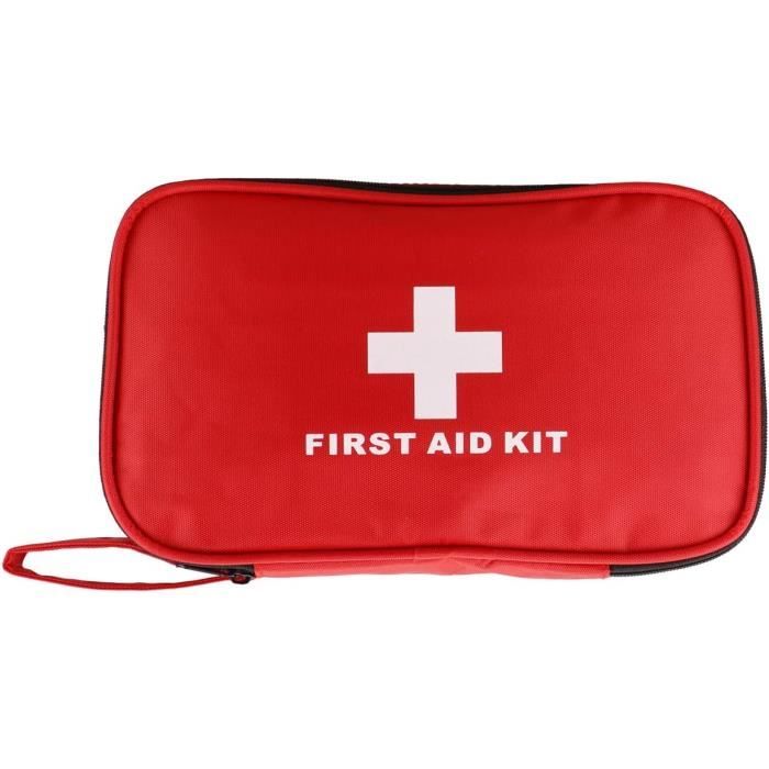Trousse De Secours Voiture Leina - Format Compact Ecoline, Rouge/noir/blanc, Conforme DIN 13164, Fabriquée En Allemagne