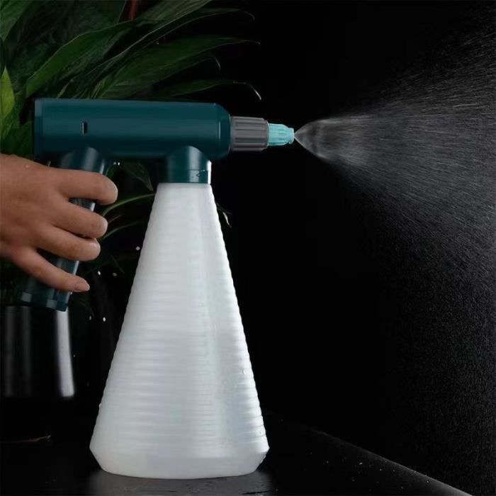 Flacon pulvérisateur vide en plastique noir de 200 ml et 500 ml avec gâchette pour coiffeur, brume continue d'alcool pour salon de coiffure