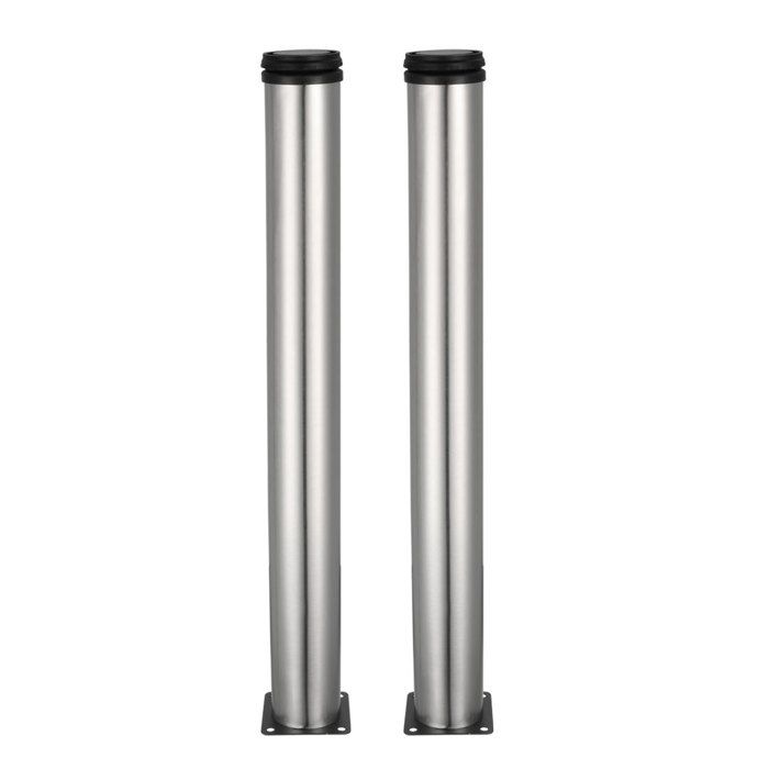 2Pcs Pieds De Meuble Jambe Pour Table Étagère Armoire Canapé Placard 2