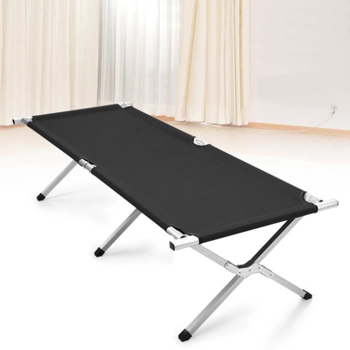 ICECO Lit de camping pour adultes, hauteur réglable avec