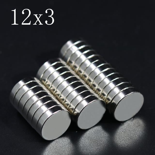 Aimant,100pcs--Aimant Surpuissant Rond N35 En Néodyme, Disque ...