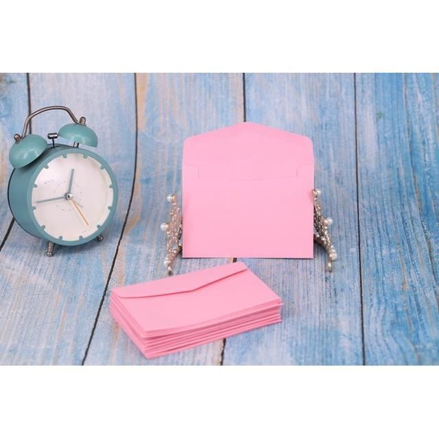 75 Pièces Petite Enveloppe Couleur 11.5x8.2 Cm, Mini Enveloppes Couleur