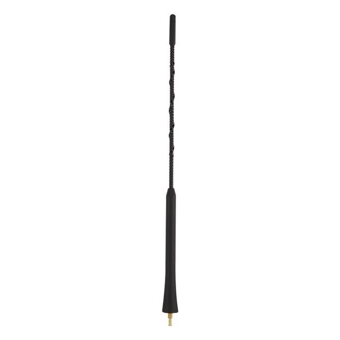 Antenne Radio Voiture Design Charbon - 9cm, Tige Courte, Universelle, Neuve