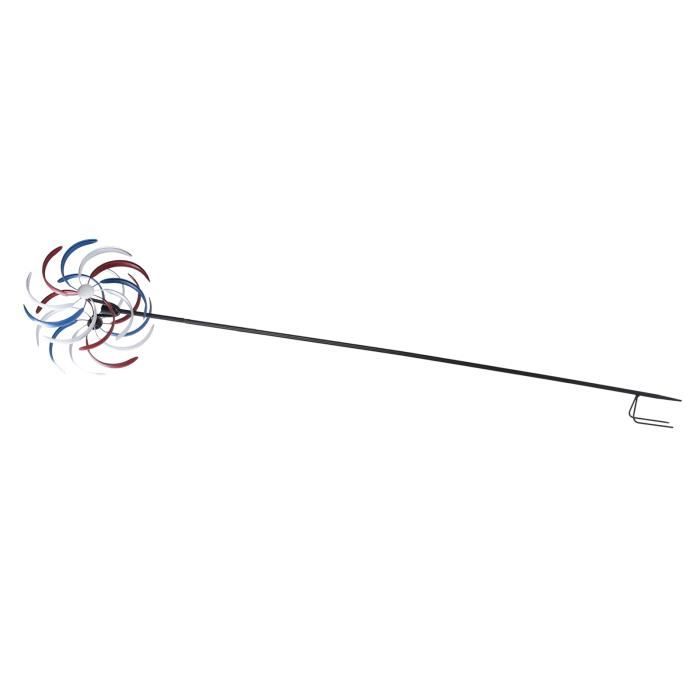 Lot De 2 Pales De Moulin à Vent Solaire Pour Jardin - En Plastique Durable, Décoration Extérieure Résistante Aux Intempéries - 10