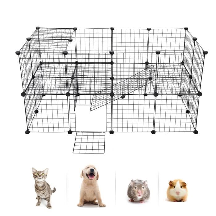 Clôture cage DIY pour chien chat Lapin chaton animaux de