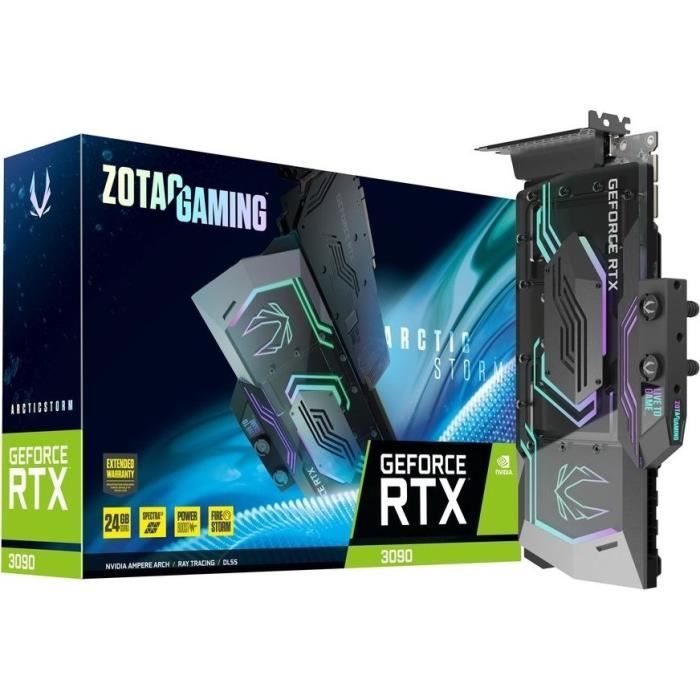 Karta graficzna Zotac GeForce RTX 3090 ArcticStorm 24GB GDDR6X (ZT-A30900Q-30P)