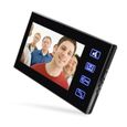 LESHP® 7'' filaire sonnette rfid mot de passe visiophone interphone sonnette avec ir caméra hd tv ligne système de commande à-1