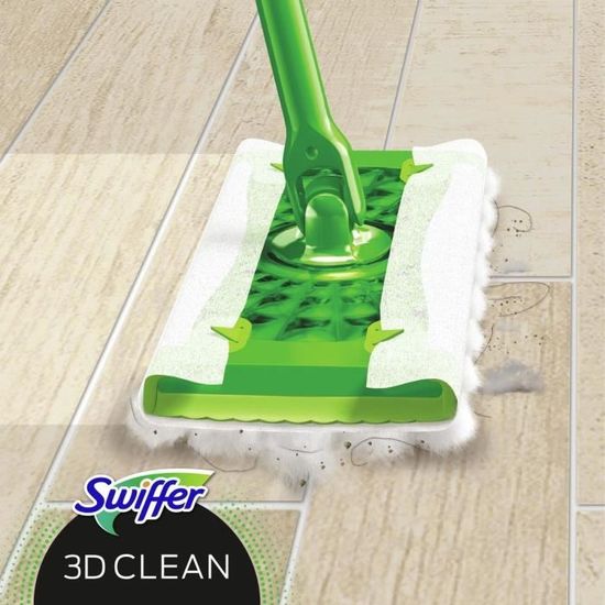 Swiffer XXL Balai & système de nettoyage complet plus 8 lingettes à  poussière pour le sol - Cdiscount Maison