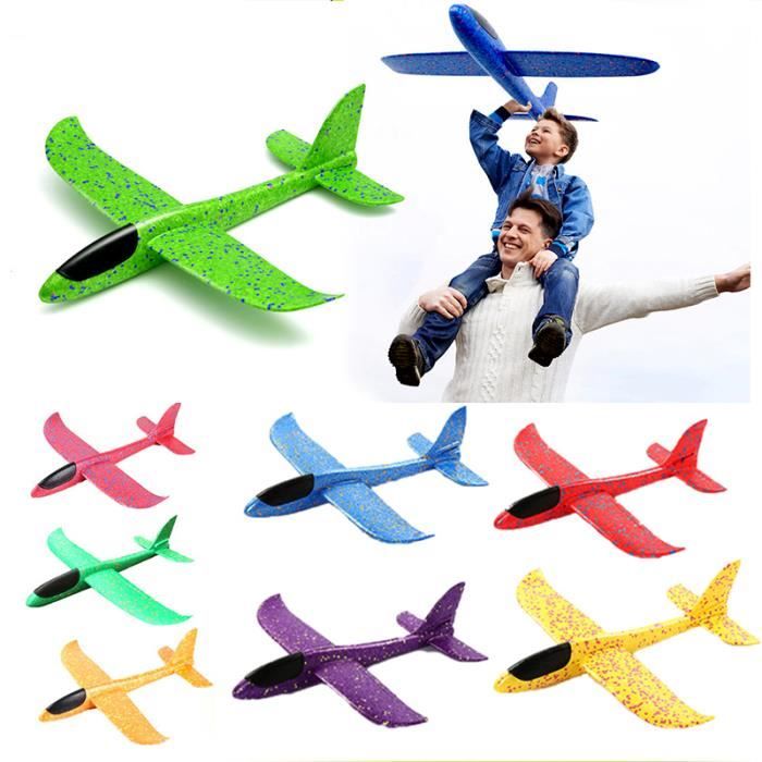 Enfants main jeter volant planeur avions jouets enfants mousse avion modèle enfants en plein air