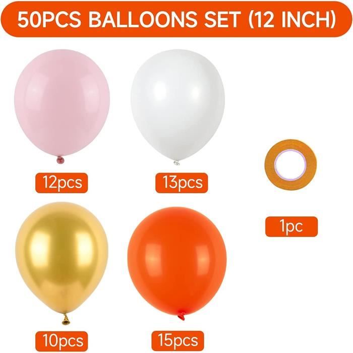 84 Pièces Ballons Dorés Métallisés, Idéaux Pour Anniversaire