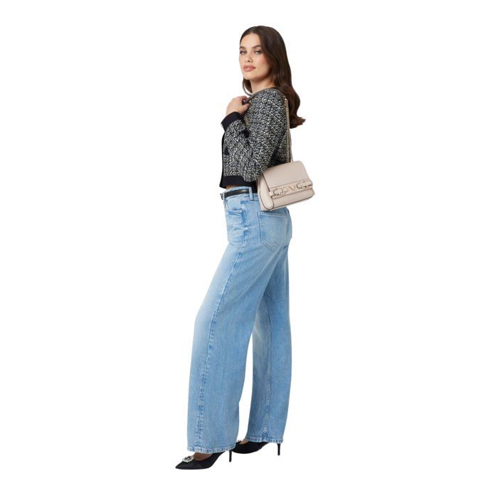 Sac à épaule Guess Eco Ali Convertible - Couleur Almond, Neuf Avec étiquettes, Polyuréthane