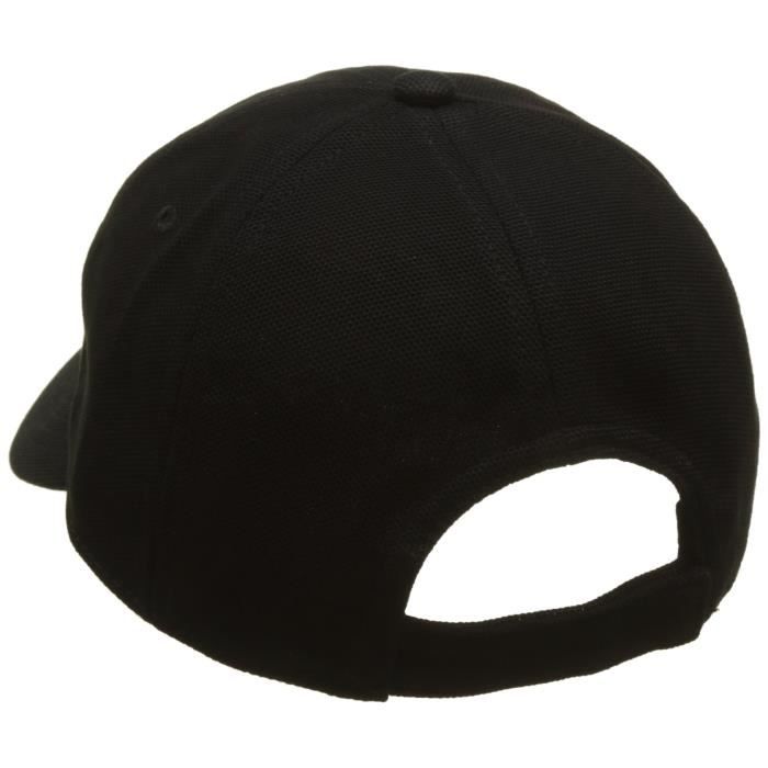 Lacoste RK0123 Casquette de Baseball Homme Noir Noir Small