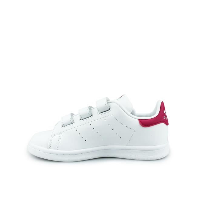 Adidas Stan Smith CF C Blanc BLANC Cdiscount Chaussures