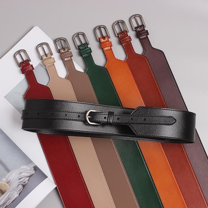 Ceinture large femme on sale camel