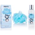 BRUBAKER Coffret Cadeaux de Soins pour Bébé - 7 Pcs - Set de Bienvenue pour Garçons - avec Baignoire et Ours en peluche - Bleu-2