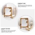 1pc vintage en portable durable miroir Vanité pour la maison miroir de salle de bain meuble de salle de bain-2
