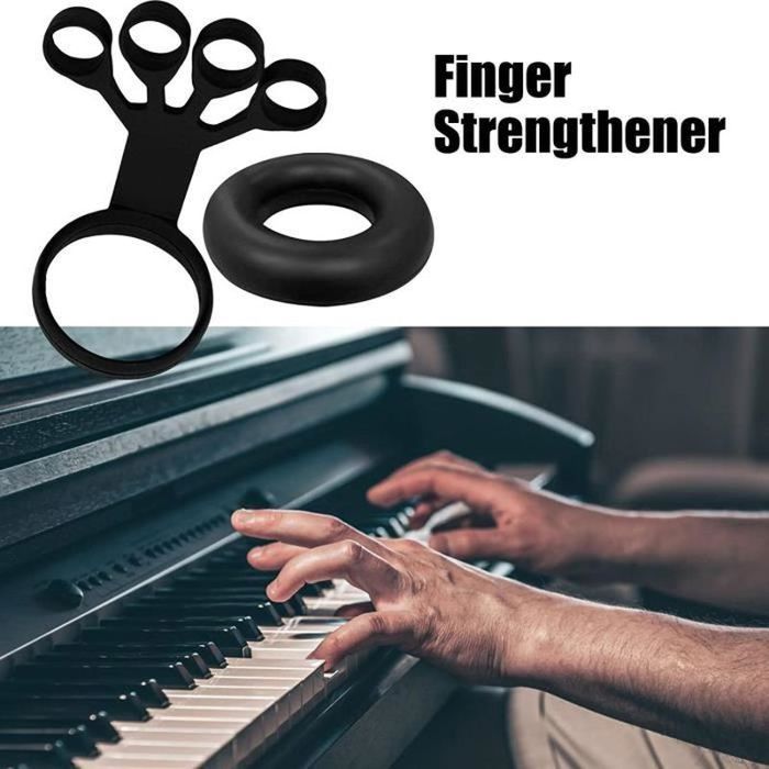MUMUWIND Lot 10 Exercices De Préhension Et Étirement Des Doigts – 3 Niveaux De Résistance, Balle Anti-Stress Et Massage Hexagonal Pour Musiciens, Athlètes