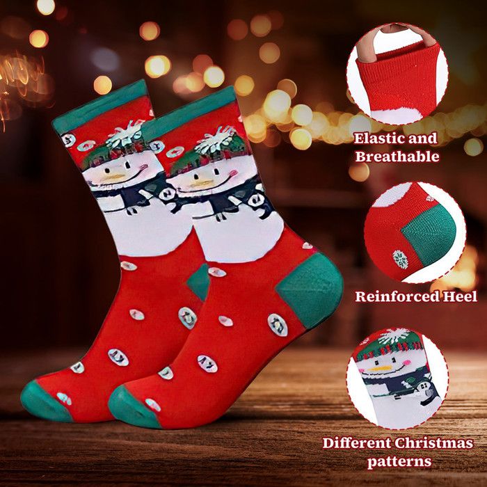 Calendrier De L'Avent Chaussettes - 24 Paires De Chaussettes De Noël - Cadeau Original Homme Femme