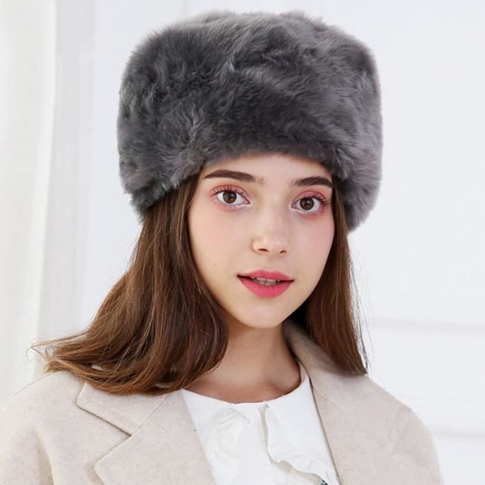 Chapeau De Trappeur D'hiver Avec Cache-oreilles - Fausse Fourrure, Unisexe, Pour Hommes Et Femmes