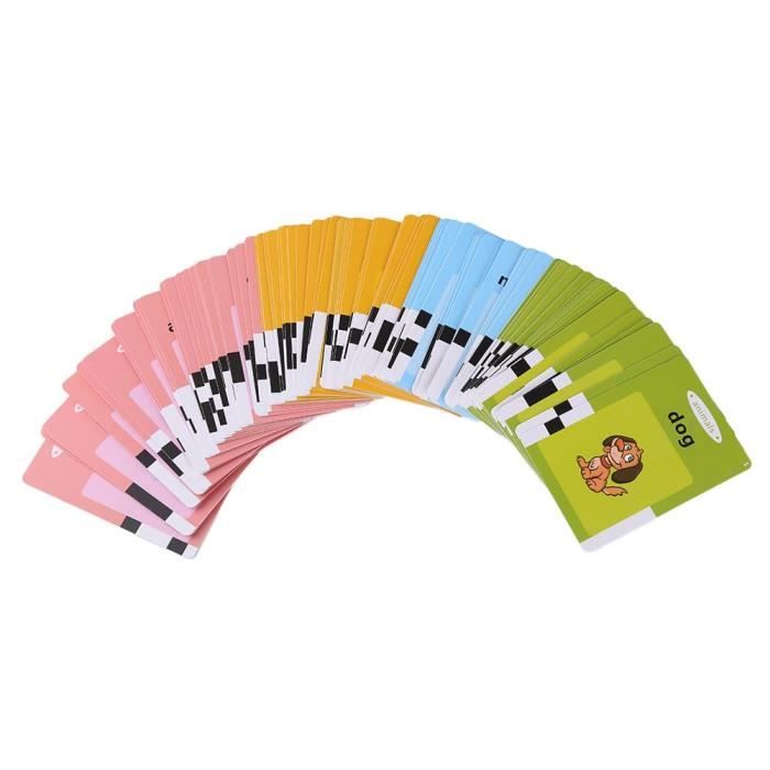 Machine à cartes Flash pour l'éducation de la petite enfance pour parler, Carte  flash parlante, rose Anglais Français bilingue - Cdiscount Jeux - Jouets