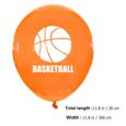 33 pièces ballons de basket-ball décorations d'anniversaire sur le thème de ensemble de  BALLON DECORATIF - POMPE POUR BALLON-3