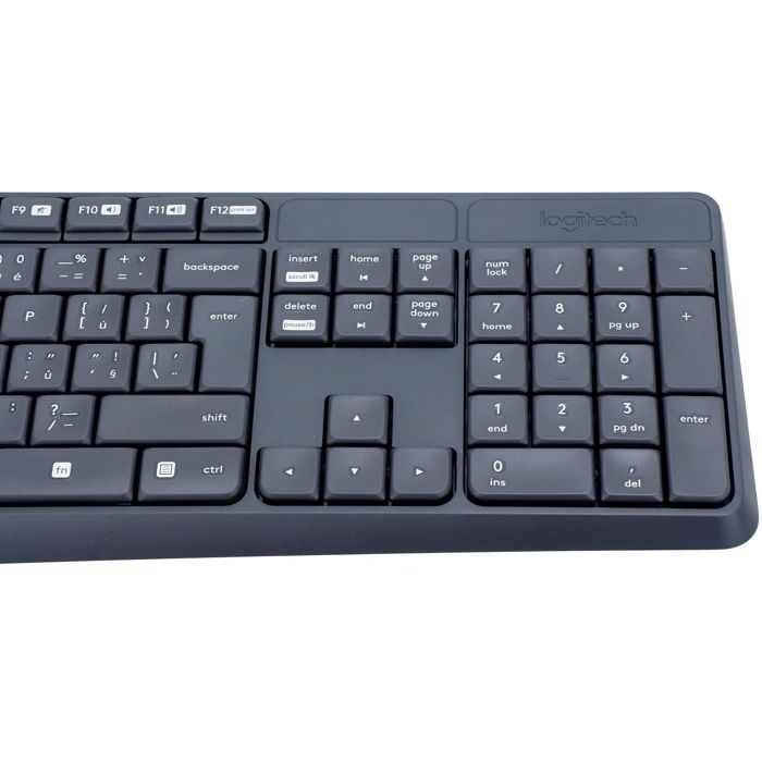 Combo clavier et souris sans fil logitech mk235 pour usb mul en ance
