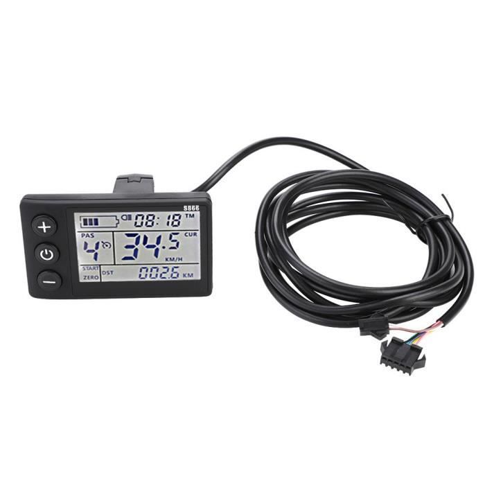 Nikou Panneau LCD + Contrôleur 36V 250/350W Pour Scooter Électrique – Écran Couleur, Double Mode, Rétroéclairage 3 Niveaux