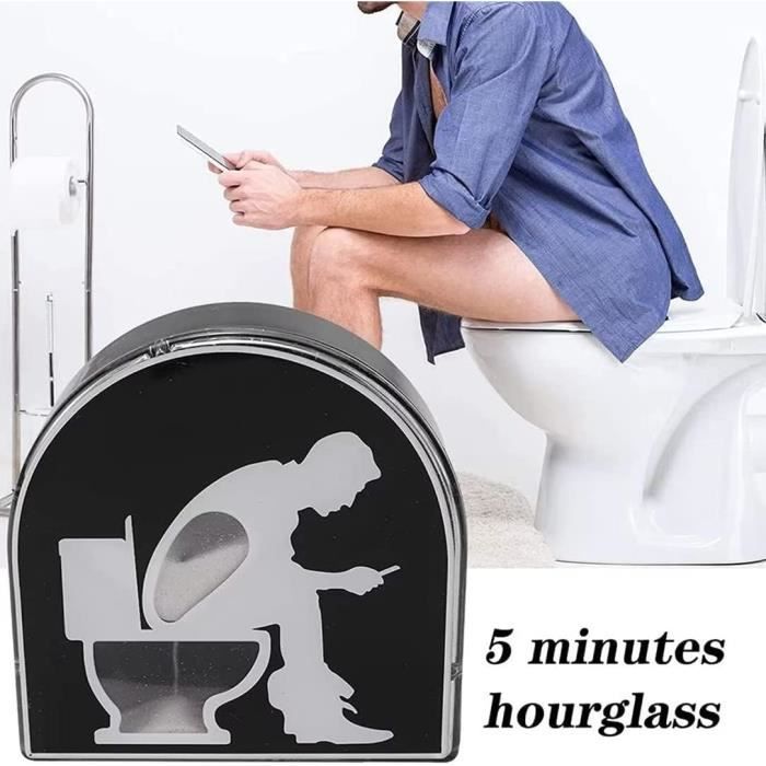 Toilette Sablier 5 Minutes Toilettes Amusant Minuterie, tabourets