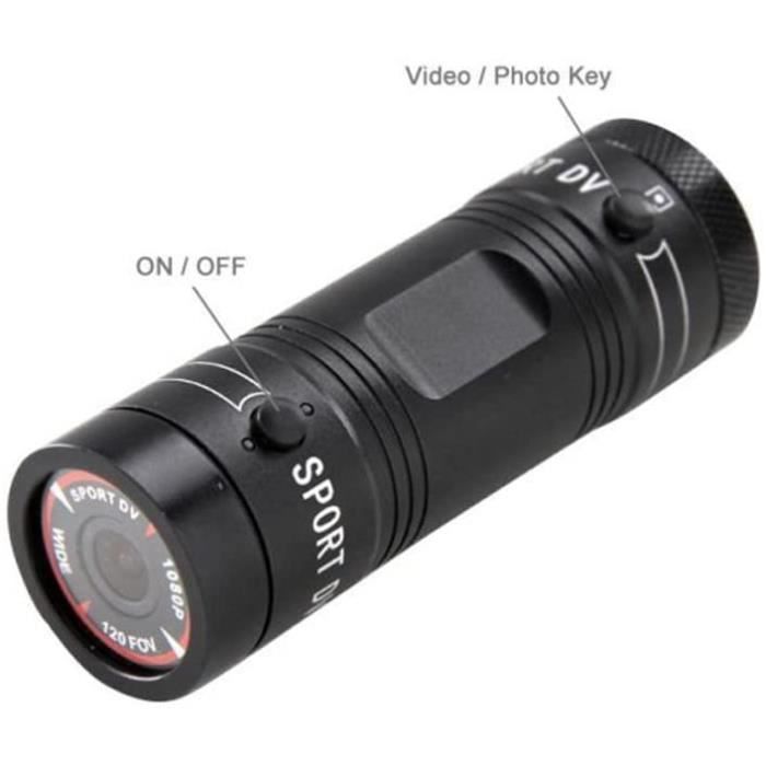 Mini Caméra D'action 1080P Magnétique – Parfaite Pour Moto, Vélo Et Sport – Inclut Carte SD 64 Go, étanche Et Enregistrement En Boucle