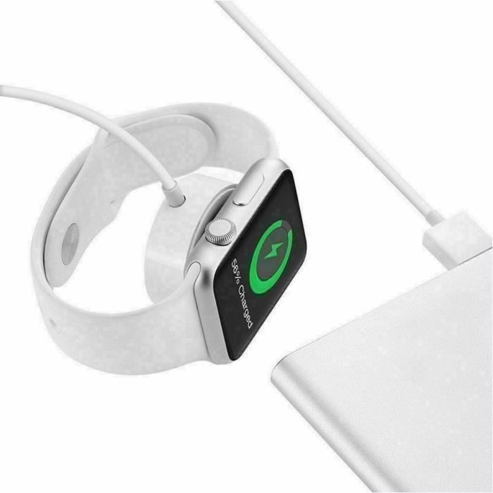Chargeur sans fil USB-Chargeur sans fil magnétique pour Apple Watch Series  8, 7, 6, 5, 4, 3, 2 SE, port de ty - Cdiscount Téléphonie